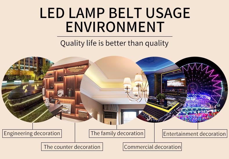 IP68 Waterproof RGB Strip For Garden Lighting