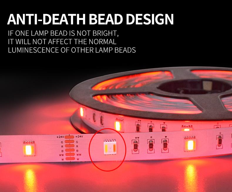 IP68 Waterproof RGB Strip For Garden Lighting