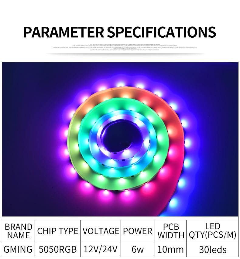 30 LEDs RGB strip light indoor