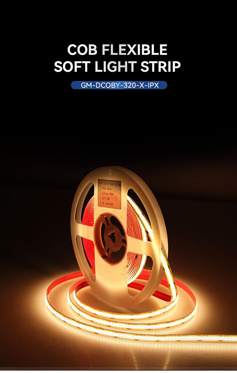 24VDC COB LED Flexible Strips 24VDC COB LED Flexible Strips