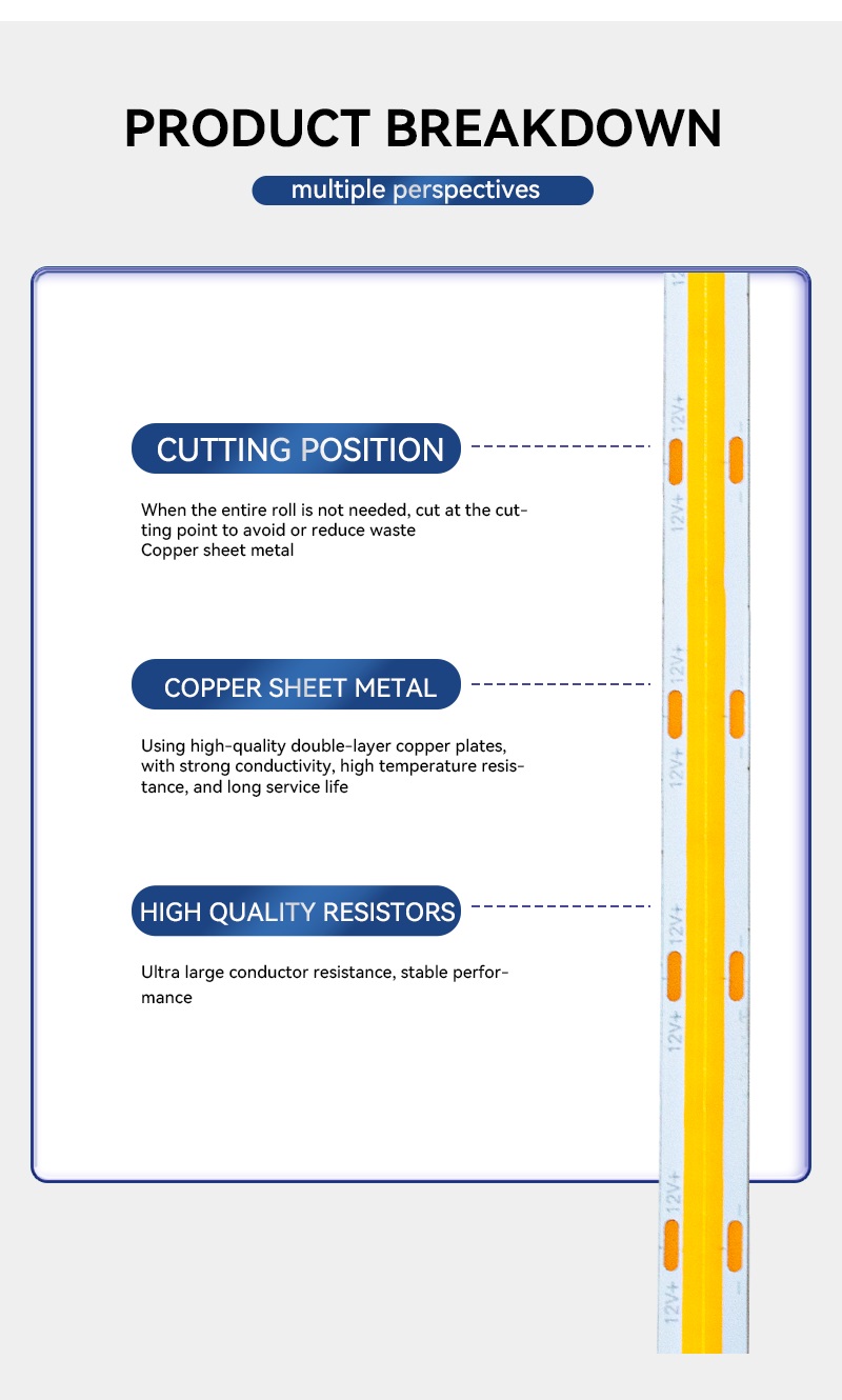 COB Flexible LED Strip Lights COB Flexible LED Strip Lights