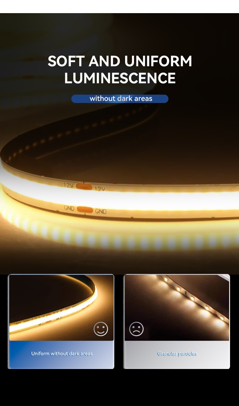 COB LED Strip Lights Waterproof COB LED Strip Lights Waterproof