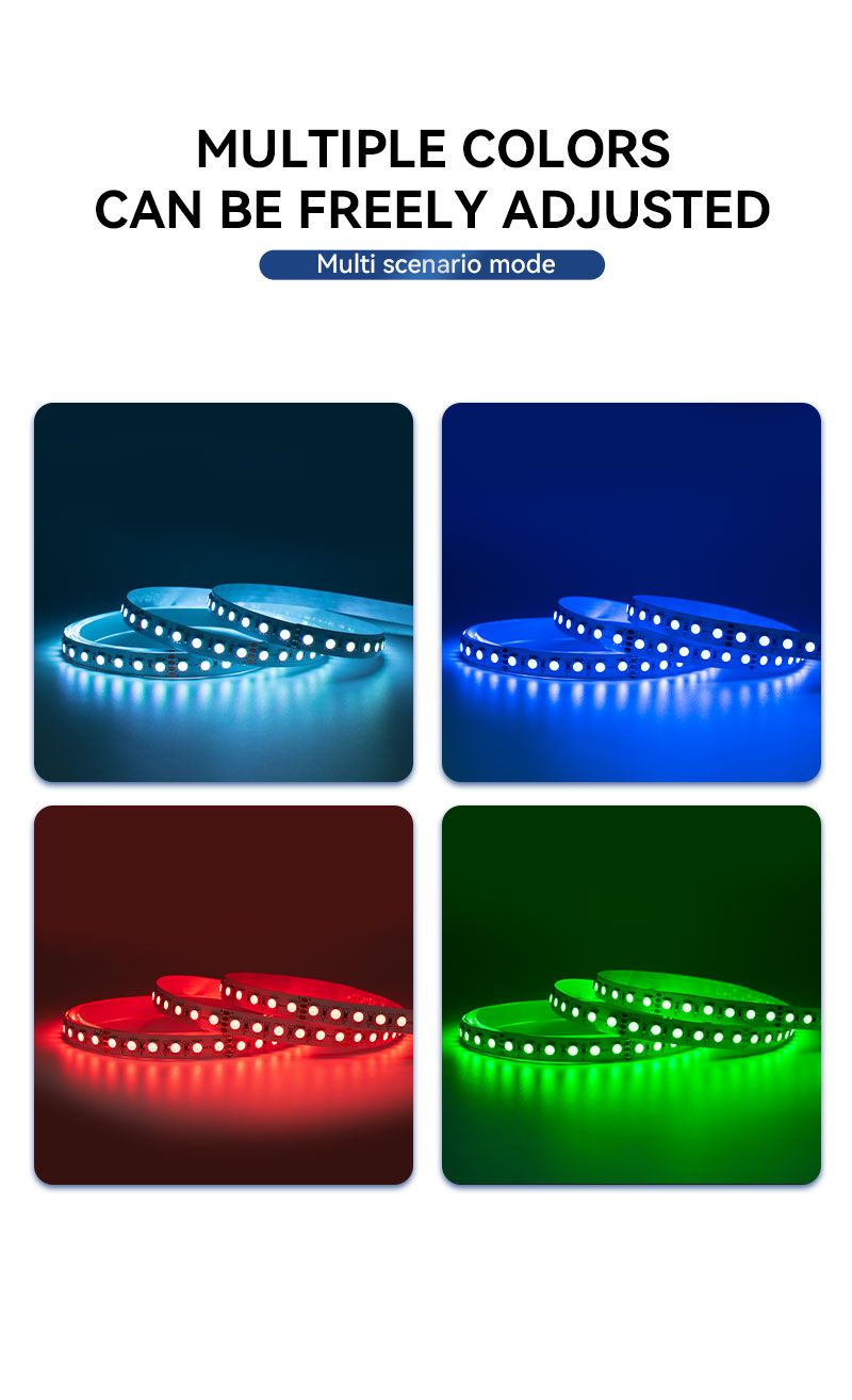 Dimmable RGB 5050 LED Tape Light