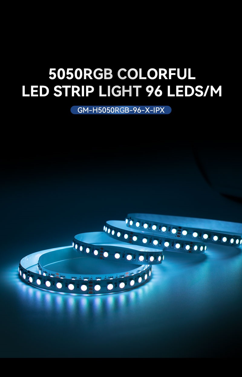 Dimmable RGB 5050 LED Tape Light