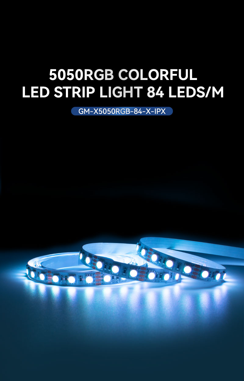 84 LEDs per Meter RGB Light Strip