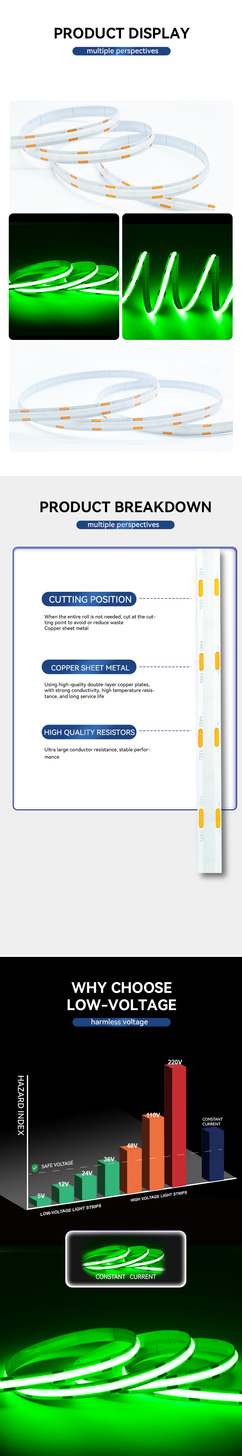 flexible bendable COB strip light flexible bendable COB strip light
