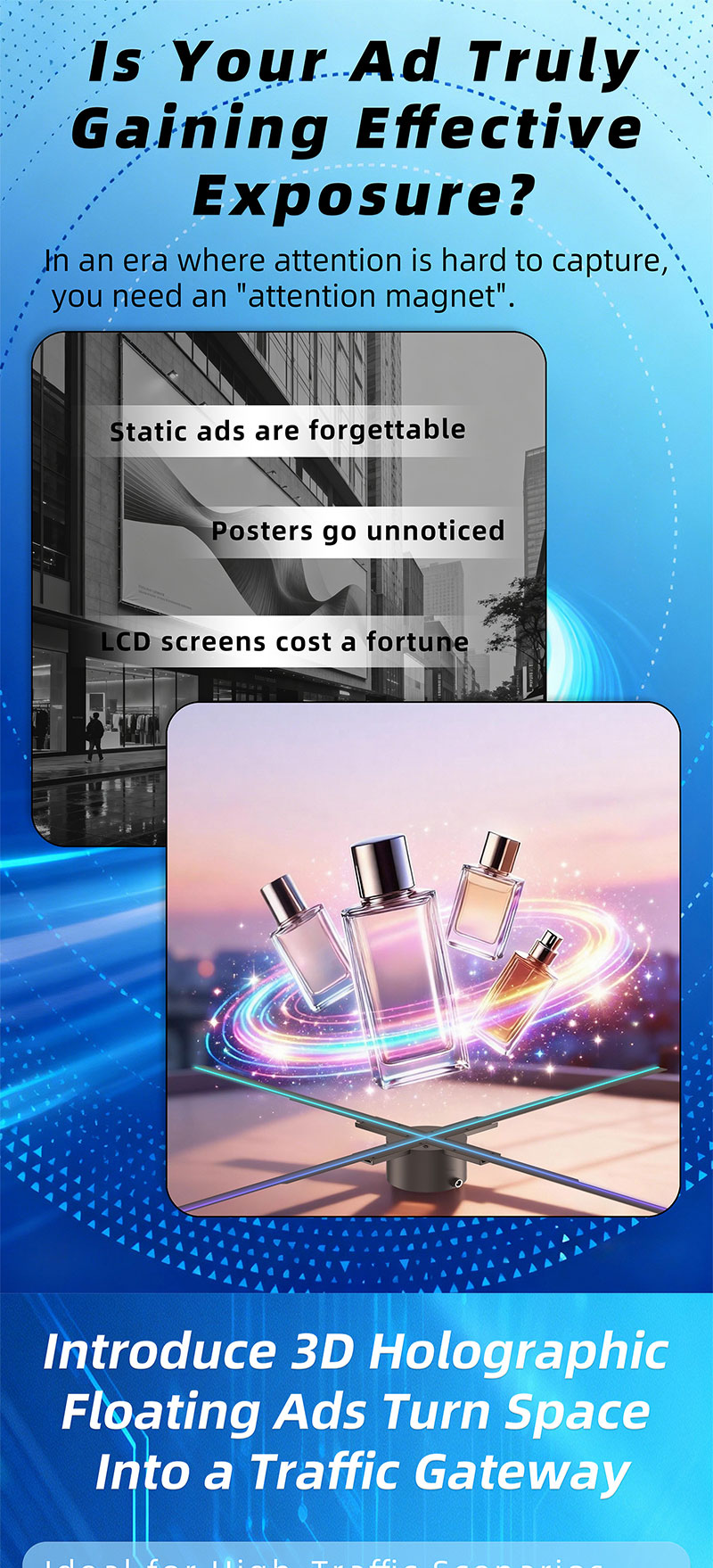 3D Holographic Fan Display