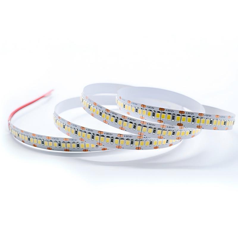 Flexible LED tape light showing multiple color options