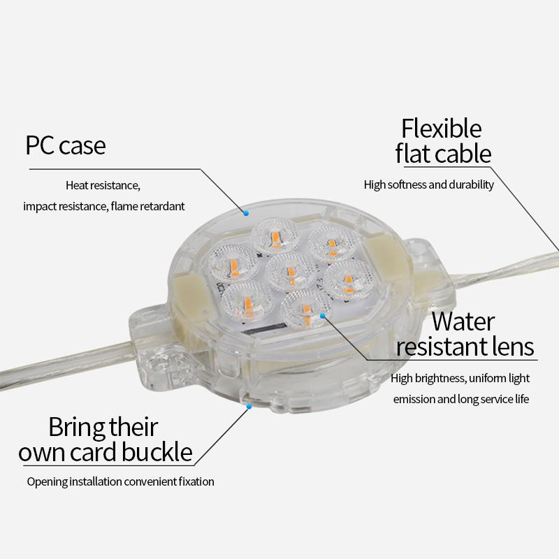 All-weather RGB Pixel Light rainproof frostproof UV protected for outdoor decoration