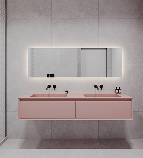 Éclairage de salle de bain intelligent